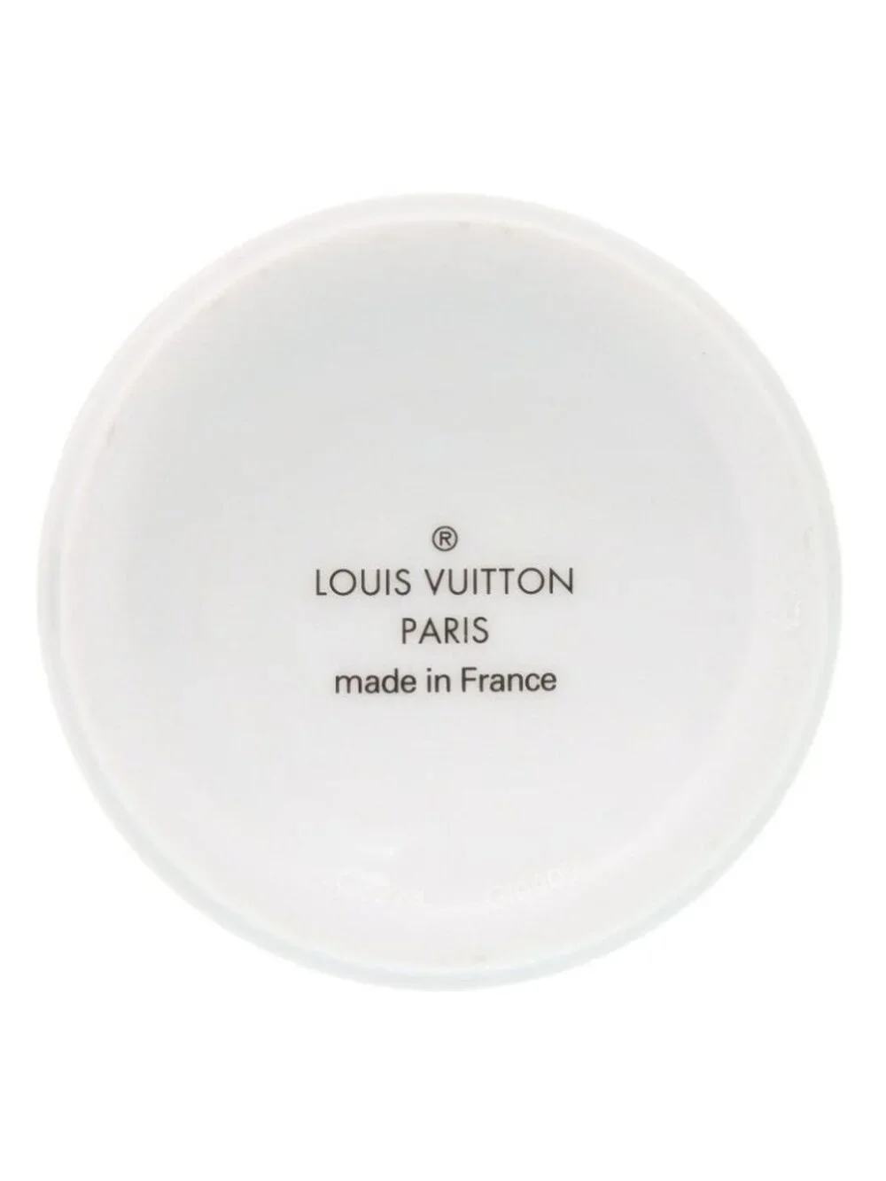 Louis Vuitton Cup Tumbler Monogram Gi0909 Canvas Porcelain White